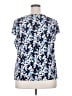 Kasper Blue Short Sleeve Top Size 2X - photo 2