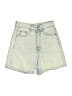 Zara Blue Denim Shorts Size 0 - photo 1