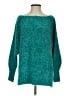 Free People Teal Pullover Sweater Size XS - photo 1