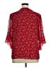 Timeson Red 3/4 Sleeve Blouse Size XL - photo 2