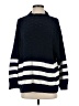 MNG Stripes Blue Turtleneck Sweater Size XS - photo 1