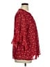 Timeson Red 3/4 Sleeve Blouse Size XL - photo 4