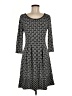 Max Studio Argyle Black Casual Dress Size M - photo 1