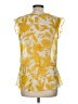 CAbi 100% Polyester Yellow Sleeveless Blouse Size M - photo 2