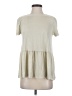 Truly Madly Deeply 100% Modal Ivory Short Sleeve Top Size S - photo 1