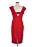 Maeve Solid Red Cocktail Dress Size 8 - photo 2