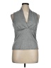 I.N. Studio Gray Sleeveless T-Shirt Size XL - photo 1