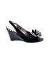 Beverly Feldman Black Wedges Size 7 1/2 - photo 1