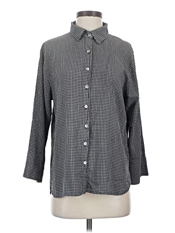 Cut Loose Long Sleeve Button-Down Shirt (view 1)