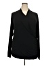 Sofia Jeans by Sofia Vergara Black Long Sleeve Blouse Size 3X - photo 1