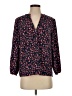 J.Crew 100% Polyester Floral Blue 3/4 Sleeve Blouse Size S - photo 1