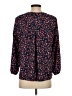 J.Crew 100% Polyester Floral Blue 3/4 Sleeve Blouse Size S - photo 2