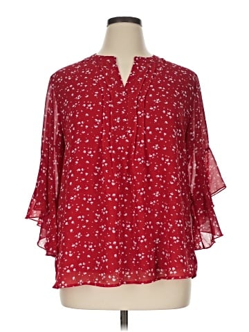 Timeson 3/4 Sleeve Blouse (view 1)