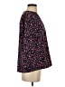 J.Crew 100% Polyester Floral Blue 3/4 Sleeve Blouse Size S - photo 4