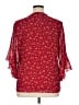 Timeson Red 3/4 Sleeve Blouse Size XL (estimated) - photo 2