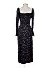 WAYF Hearts Black Casual Dress Size S - photo 2