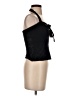 Rayure Black Sleeveless Blouse Size 1 - photo 4