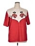 Unbranded Red Short Sleeve Henley Size XL - photo 1