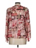 Alfani 100% Polyester Pink 3/4 Sleeve Blouse Size L (petite) - photo 2
