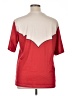 Unbranded Red Short Sleeve Henley Size XL - photo 2