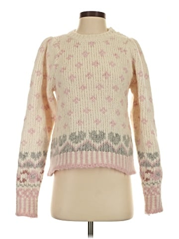 LoveShackFancy Wool Pullover Sweater (view 1)