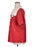 Unbranded Red Short Sleeve Henley Size XL - photo 5