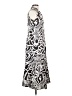 Chico's 100% Polyester Graphic Silver Casual Dress Size Sm (0) - photo 4
