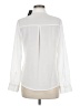 Express 100% Recycled Polyester Ivory Long Sleeve Blouse Size S - photo 2