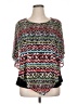 Robert Louis 100% Polyester Black 3/4 Sleeve Blouse Size XL - photo 1