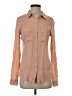 Ann Taylor LOFT Color Block Tan Long Sleeve Blouse Size S - photo 1