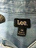 Lee 100% Cotton Blue 3/4 Sleeve Button-Down Shirt Size 3X - photo 7