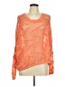 Sparkle & Fade Orange Pullover Sweater Size M - photo 1