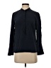 Point Sur 100% Silk Black Long Sleeve Silk Top Size XS - photo 1