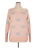 Torrid Polka Dots Pink Pullover Sweater Size 1X Plus (1) - photo 1