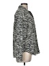 H&M 100% Polyester Animal Print Silver Long Sleeve Blouse Size 6 - photo 4