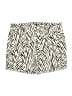 Workshop Republic Clothing Animal Print Ivory Shorts Size 8 - photo 2