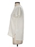 Theory 100% Silk Ivory Short Sleeve Silk Top Size P (petite) - photo 5