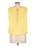Max Studio 100% Polyester Yellow Short Sleeve Blouse Size L - photo 2