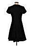 Studio One Animal Print Black Casual Dress Size 4 - photo 2