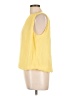 Max Studio 100% Polyester Yellow Short Sleeve Blouse Size L - photo 5
