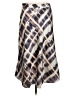 H&M 100% Polyester Argyle Gray Formal Skirt Size 8 - photo 2