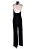Leith 100% Polyester Solid Black Jumpsuit Size L - photo 2