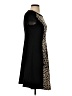 Studio One Animal Print Black Casual Dress Size 4 - photo 4