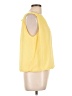 Max Studio 100% Polyester Yellow Short Sleeve Blouse Size L - photo 4