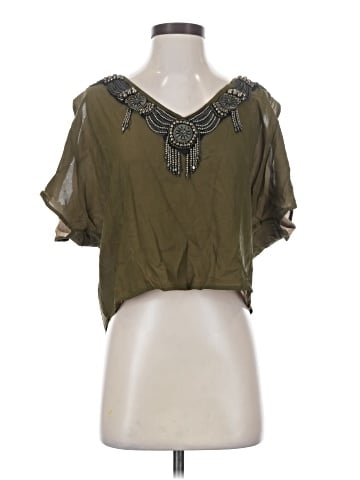 LeyenDecker Short Sleeve Silk Top (view 1)