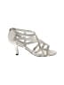 Easy Street Metallic Silver Sandals Size 8 - photo 1