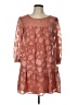Unbranded 100% Polyester Paisley Brown Casual Dress Size L - photo 1