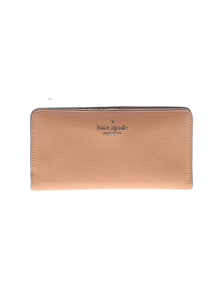 Pre-owned Kate Spade New York Leather Wallet In Tan