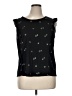 fat face Black Sleeveless Blouse Size 14 - photo 1