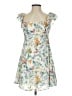 Wild Fable 100% Polyester Floral Ivory Cocktail Dress Size S - photo 1